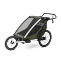Detský cyklovozík Thule Lite Dobuble VintageGreen