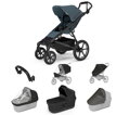Športový kočík Thule Urban Glide 4W Dark Slate 7 in 1 čierna korbička