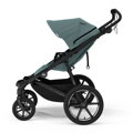 Športový kočík Thule Urban Glide 4W Mid Blue + modra korbička