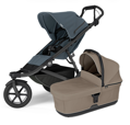 Športový kočík Thule Urban Glide 3 Dark Slate + hnedá korbička