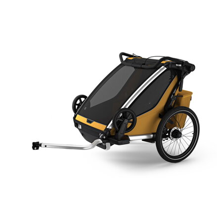 Detský cyklovozík Thule Chariot Sport 2 Double Natural Gold