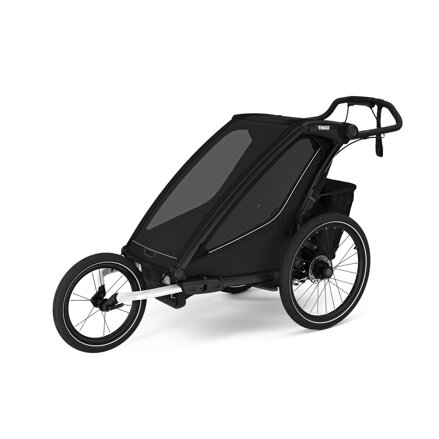 Detský cyklovozík Thule Chariot Sport 2 Single Black + Jogging Kit