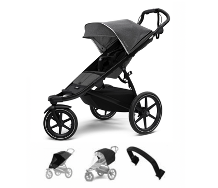 Thule Urban Glide 2 Gray Melange trojset