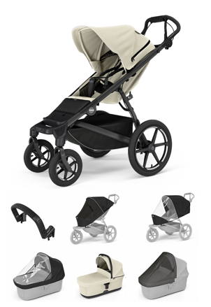 Thule Urban Glide 4W Soft Beige 7 in 1 béžová korbička