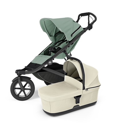 Športový kočík Thule Urban Glide 3 Mist Green + béžová korbička