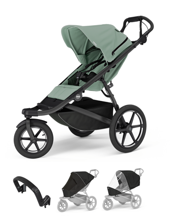Športový kočík Thule Urban Glide 3 Mist Green 4 in 1