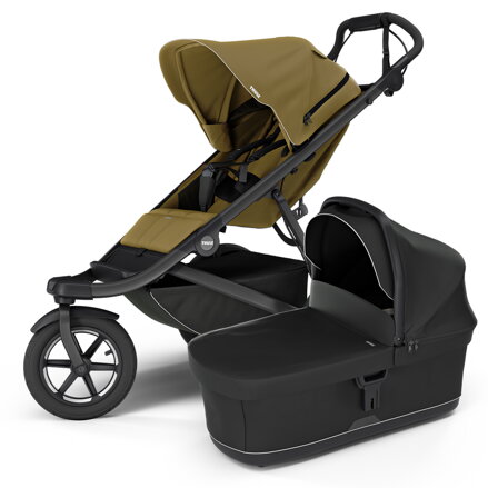 Športový kočík Thule Urban Glide 3 Nutria Green + čierna korbička