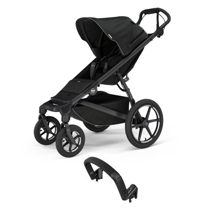 Športový kočík Thule Urban Glide 4W Black + madlo