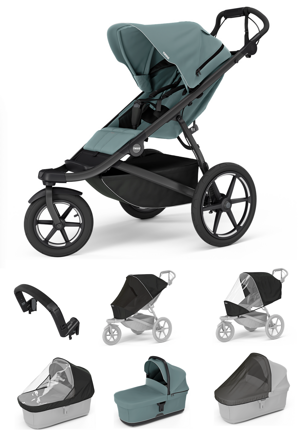 Športový kočík Thule Urban Glide 3 Mid-blue 7 in 1 Blue
