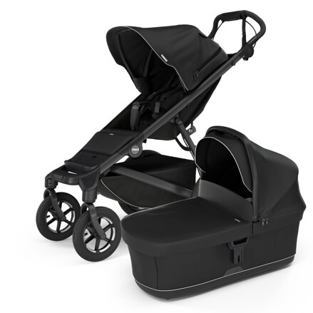 Športový kočík Thule Urban Glide 4W Black + korbička