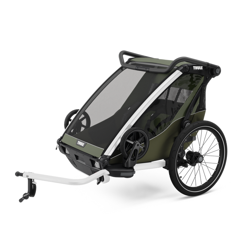 Detský cyklovozík Thule Lite Dobuble VintageGreen