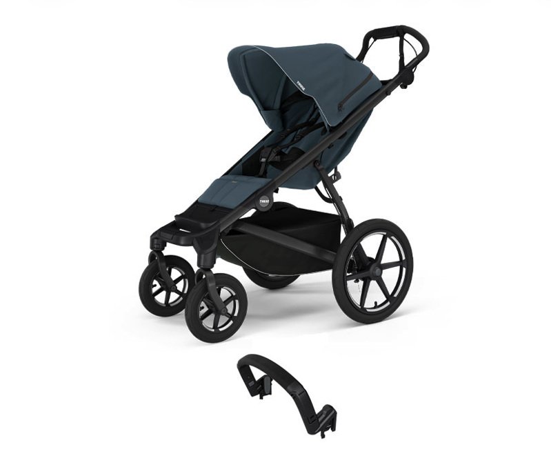 Športový kočík Thule Urban Glide 4W Dark Slate + madlo