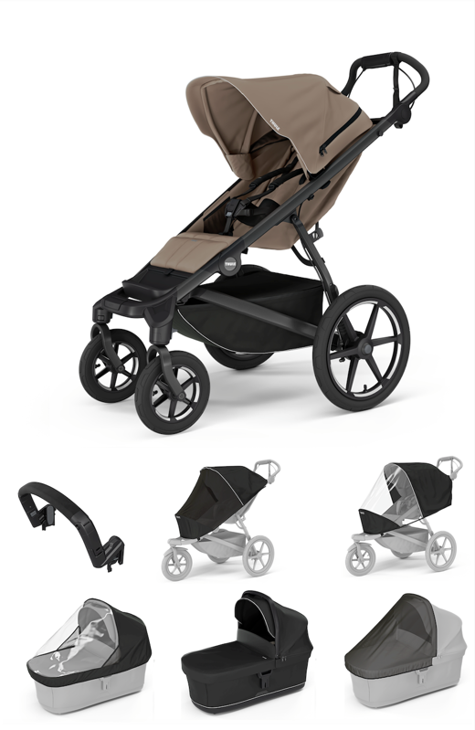 Športový kočík Thule Urban Glide 4W Tinted taupe 7 in 1 Black Športový kočík Thule Urban Glide 4W Tinted taupe 7 in 1 Black
