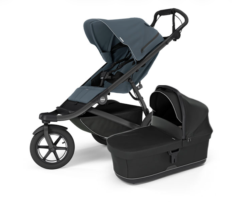 Športový kočík Thule Urban Glide 3 Dark Slate + čierna korbička