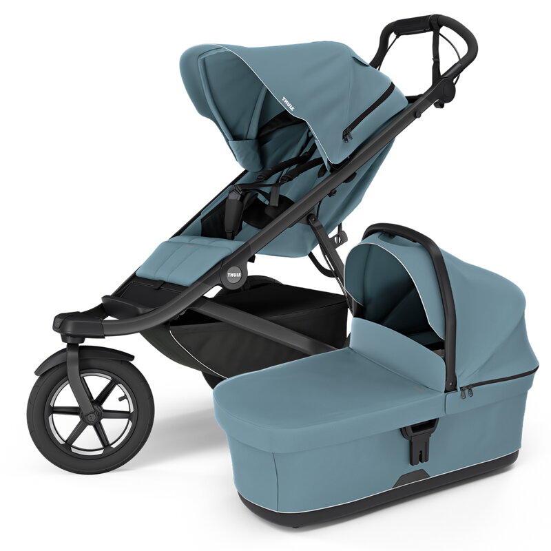 Športový kočík Thule Urban Glide 3 Mid-blue + modrá korbička Športový kočík Thule Urban Glide 3 Mid-blue + modrá korbička
