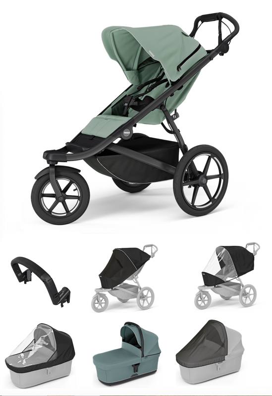 Športový kočík Thule Urban Glide 3 Mist Green 7 in 1 Blue Športový kočík Thule Urban Glide 3 Mist Green 7 in 1 Blue
